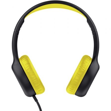 Trust Auriculares infantiles Nouna Kids con micrófono negros